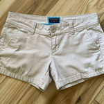 U.S. Polo Assn. Women’s Stretch Cream Shorts Size 3/4 Photo 0