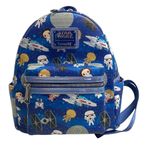 Disney  PARKS Loungefly Pop Star Wars Backpack Bag Blue Green Yellow White‎ Photo 0