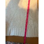 Anthropologie  Sleeping on Snow Cowl Bell Sleeve‎ Cream Cable Knit Sweater Small Photo 5