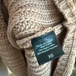 Jenni Kayne Cabin Fisherman Organic Cotton Blend Sweater XS Tan Photo 5