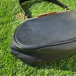 Necessary Objects Elegant Black Handbag with Gold Accents Photo 3