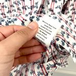 NWT Frank & Eileen Grayson The Hero Button Down Bicycle Print Shirt Size 1 White Photo 5