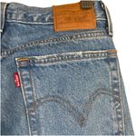 Levi's ‎ Premium Wedgie Jeans Womens Size 26 Blue Distressed 100% Cotton Button Photo 6