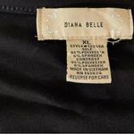 Diana Belle‎ Polka Dot Women's Top XL Black Photo 3