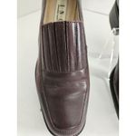 I.N.C. International Concepts Red/brown Leather Loafers Womens 8.5 Brown Photo 1