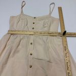 LASCANA Dress Womens Size 8 US 12 UK Beige Linen Blend Button Front Midi Tan Photo 6