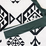 Pact Stretch Ribbed Bootcut Leggings in Dark Green Small Photo 4