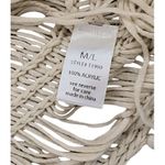 Active USA  Crochet Fringe Tank Top M L Beige Boho Festival Beach Cover Up Photo 4