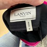 Lanvin Black Straight Leg Ankle Dress Pants Slacks 8 Trousers Academia Career Photo 7