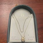 A New Day  necklace B initial jewelry Believe in Yourself 14K dipped necklace new Photo 1