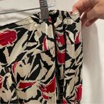 Jones New York Beautiful vintage 90’s creamy silk floral pleated midi skirt Photo 5