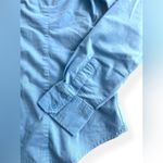 New York & Co Women’s Button Up Shirt Blue Collared Long Sleeve Top Size Medium Photo 1