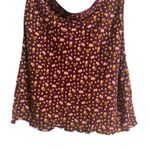 Free People IRL Floral Print Mini Slip Skirt in Plum Combo Size 10 Photo 6