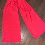 Evereve Womens Dani Cutout Sleeveless Braided Belted Jumpsuit Red pink Medium NW Photo 4