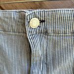 Seven7 jeans denim striped utility skirt size 12 Photo 3