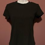 SheIn New Black Ribbed Top Size Medium Photo 0
