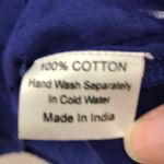 Global Desi Embroidered Royal Blue Tank Medium Photo 4