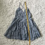 Lulus  Days of Beauty Dusty Blue Burnout Floral Women’s Skater Dress Medium Photo 6