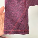 Lululemon  Cypress Kiss Long Sleeve Heathered Star Ruby Black Size 6 W3BNIS Photo 3