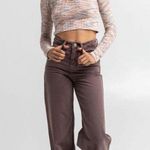 BDG Urban Outfitters Spacedye Cropped Knit Cut Out Top in Pink/Blue Size M Photo 3