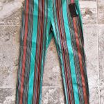 Audrey Attyre Pull-On Pants, Stripe Ankle Frayed Hem Size 6 New w/Tag Photo 2
