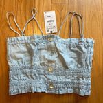ZARA Linen Blend Tank Top Photo 1