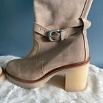 Free People Jasper Platform Tan Suede Over The Knee Boots Photo 2