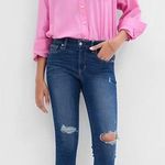 Gap  Ankle Mid Rise Favorite Jegging Regular Size 6/28 Blue Photo 0