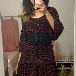 Love moschino silk lips print dress Photo 0