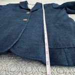 Brooks Brothers Black Fleece  Linen Navy Gold Button Womens Blazer Size BB2 Photo 7