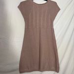 Candie's  Rose Gold Dusty Pink Sweater Dress, Tie Waist Size XL Photo 1