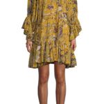 Ted Baker Yellow Melda Tiered Mini Dress Photo 3