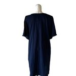 Chico's NWOT  Tulip Sleeve Sneaker Dress Navy US 16-18 Photo 8