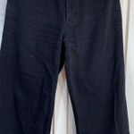 COS  Black Jeans Women's 26 Wide Crop 3/4‎ High Rise Straight Minimal Capsule Photo 0