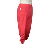 Dress Barn NEW DB Sunday Athleisure Casual Tie Ankle Pants Coral Pink Size 16 Photo 1