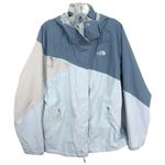The North Face  XL Jacket Colorblock Windbreaker Hooded Blue‎ Hiking Coat C Photo 0
