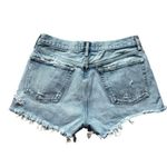 AGOLDE Parker Vintage Cut Off Shorts Blue Frayed Womens 29 Photo 2
