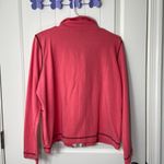 Sag Harbor EUC Vintage women’s pink full zip front collar pocket sweatshirt LP Photo 4
