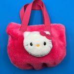 Sanrio A Adorable Small Vintage 1989 Hello Kitty Faux Fur Plush Mini Tote Photo 0