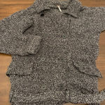 Free People  Jacket Peacoat Coat Women’s Small Black White Photo 0