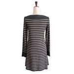 Loft Ann Taylor  Wool Blend Striped Sweater Dress Office Workwear Size S Photo 1