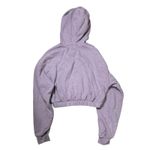 iets frans Purple Lavender Cropped Hoodie Sweatshirt Size M Photo 1