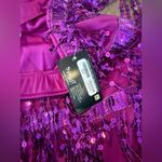 Spirit Halloween Women’s Sequin Tassel Halloween Costume Purple Skirt Photo 2