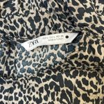 ZARA Leopard Print Babydoll Dress Photo 2