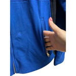 Ralph Lauren Lauren  Color Block Zip Front Cotton-Blend Jacket Medium Photo 4