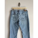 American Eagle American‎ Eagle Jeans Women's 12 90s Low Rise Skinny Kick Stretch Denim Raw Hem Photo 9
