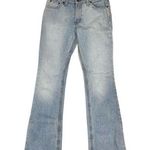 SO y2k light blue low rise bootcut jeans Photo 0