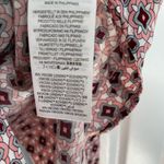 Boden Top Women 8P Pink Floral Stripe Button Up Geometric Long Sleeve Blouse Photo 5