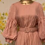 INA Ballon sleeve Tiered midi dress size M Photo 12