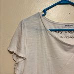 Peace Love World White Relaxed Short Sleeve Tee Photo 6